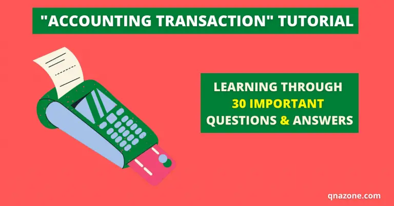 Transaction Questions and Answers